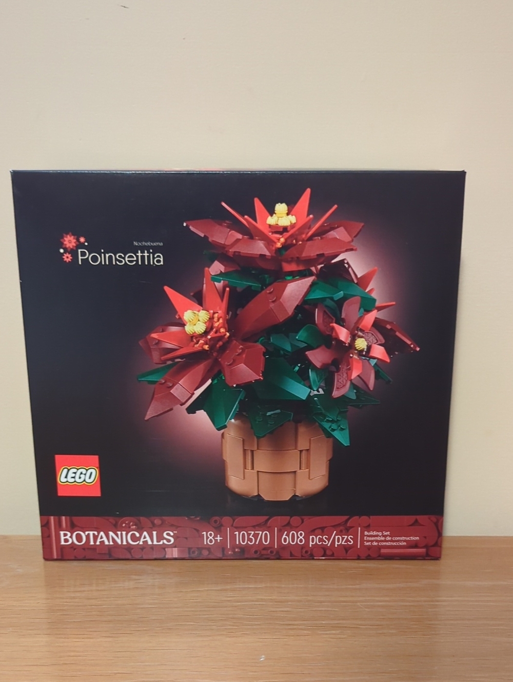 Lego Poinsettia Botanical Set Brand New